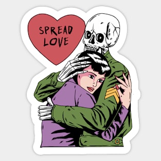 Spread Love Sticker
